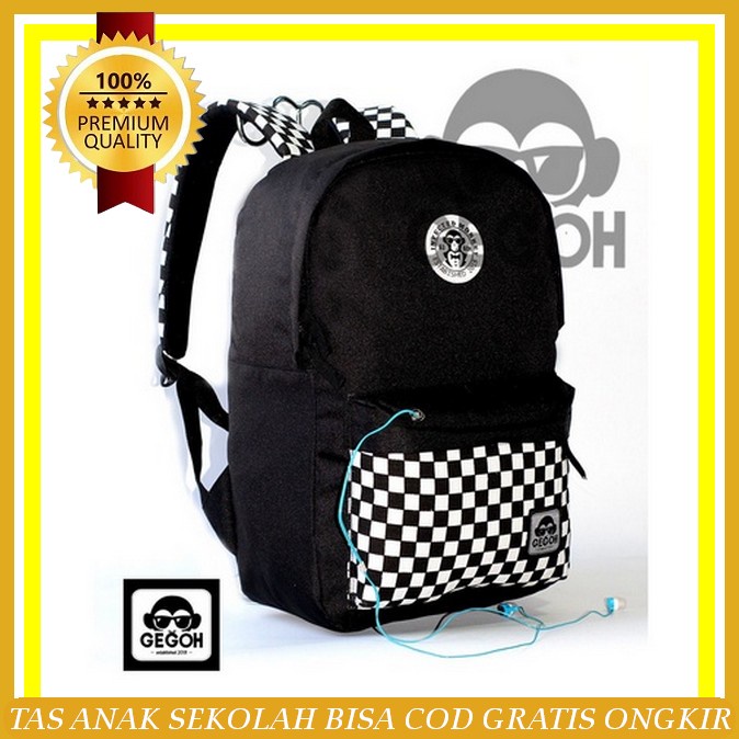 Tas Punggung Pria Dewasa Distro Ransel Pria Import Tss Cowok Ransel Hitam Polos Backpack Sekolah Ana