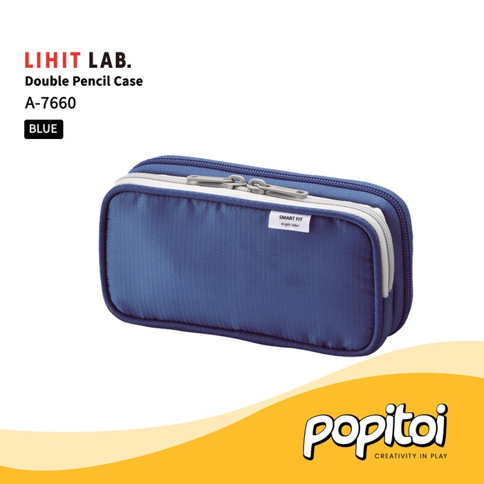 

Terlaris Lihit Lab A-7660 Double Pencil Case Small Tempat Kotak Pensil Mini