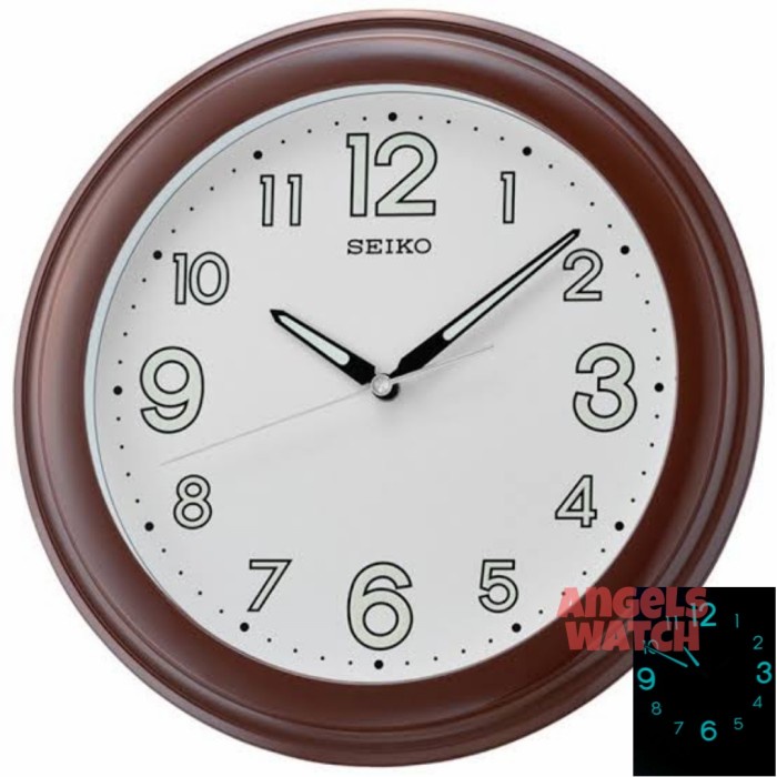 Jam Dinding Seiko Qxa721B Lumibrite Glow In The Dark Seiko Qxa721 Bestseller Jam Dinding