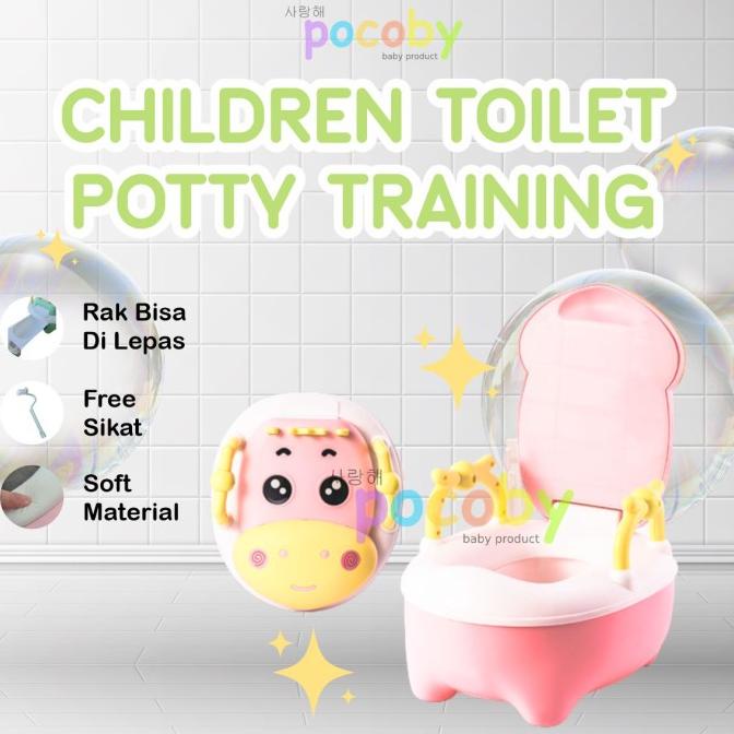 Toilet Potty Training Pocoby Pispot Jongkok Anak Latihan Pipis