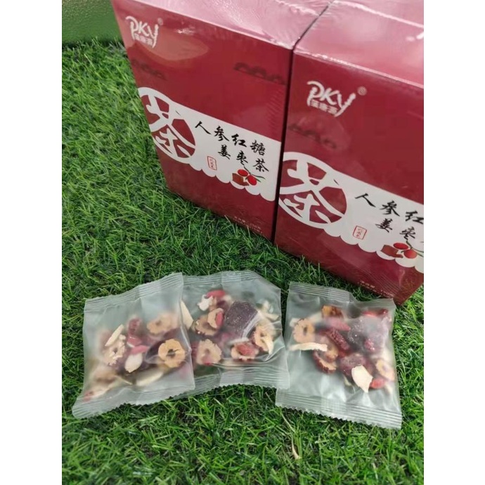 

Teh ginseng mix 4 jenis herbal 1 kotak isi 15