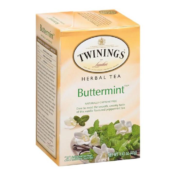 

Twinings of London Buttermint Herbal Tea Caffeine Free 20s x 2g