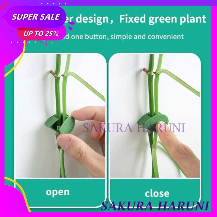 

KLIP BATANG TANAMAN MERAMBAT DINDING TEMBOK TEMPEL MODEL DAUN 50PCS HIGHT QUALITY PRODUK !!