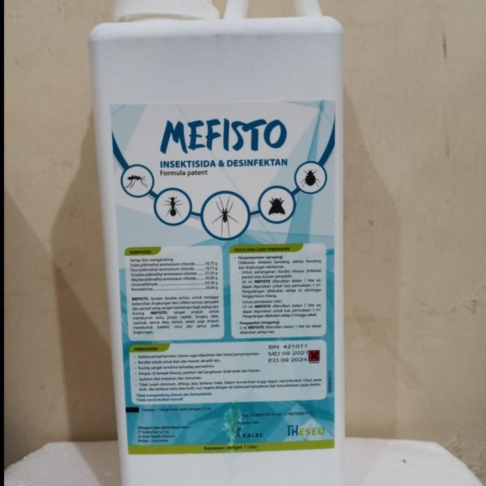 Mefisto 1 Liter Disinfektan Kandang Plus Pembasmi Kutu