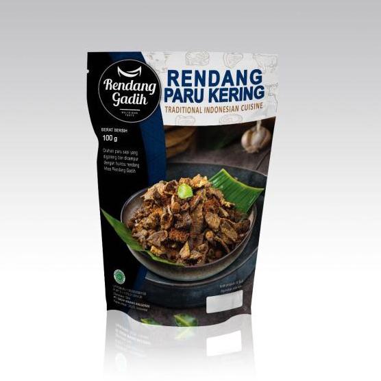 

Rendang Gadih Rendang Paru Kering 100gr Paru Sapi