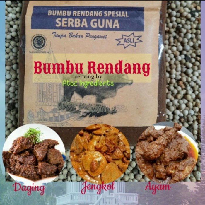 

Bumbu Rendang Spesial Serba Guna 1Kg