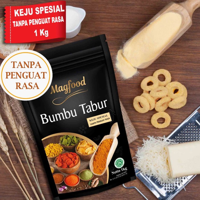 

Magfood Bumbu Tabur Keju Spesial Non Msg 1 Kg