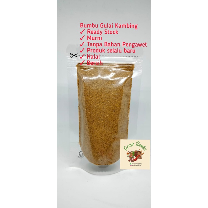 

Bumbu Gulai Kambing / Bumbu Gulai Minang 1Kg
