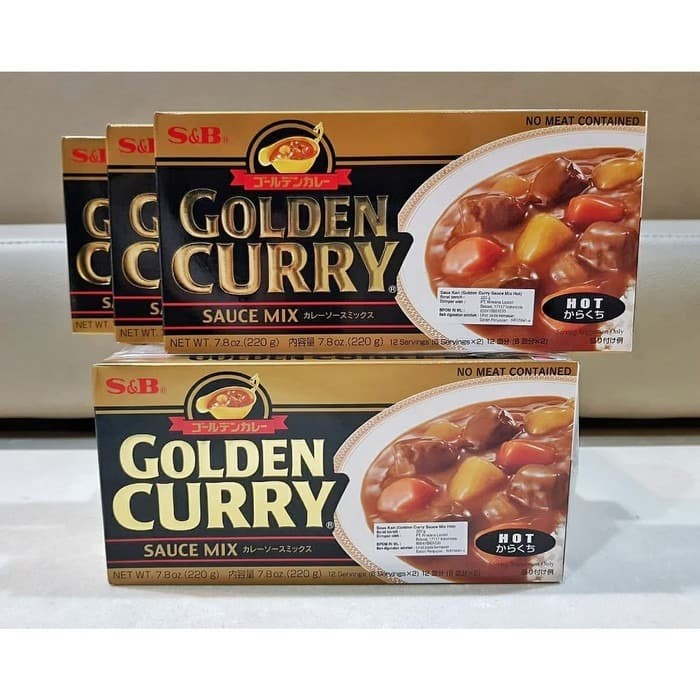 

S&B Golden Curry Hot 220 Gram - Kari Jepang Hot