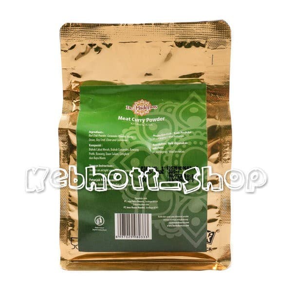 

De' Maderaas Meat Curry Powder Maderas Madras Bumbu Kari Bubuk