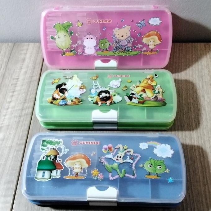 

Buruan serbu] Pencil case plastik 2 pintu