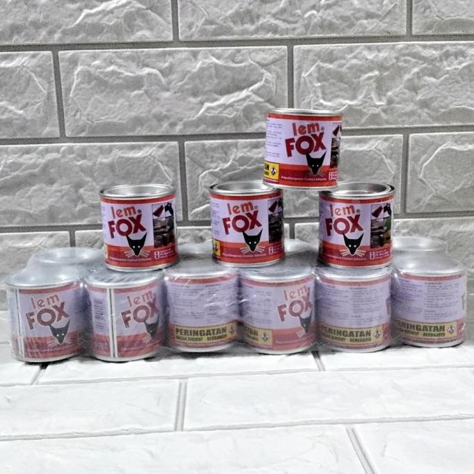 

Produk Terbaik] Lem FOX kaleng merah
