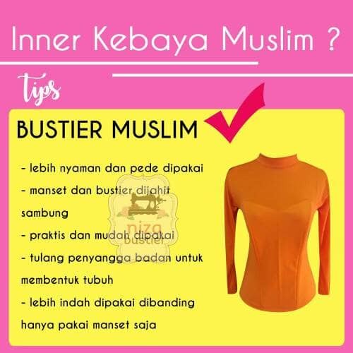 Terlaris Bustier Inner Kebaya Muslim Bahan Polyester