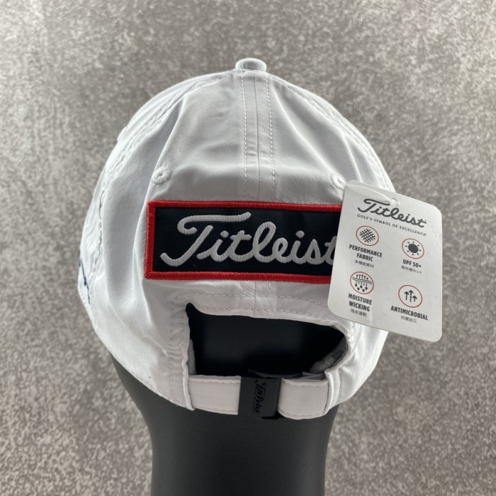 CUCI GUDANG Titleist Tour Performance Cap White Dark Blue