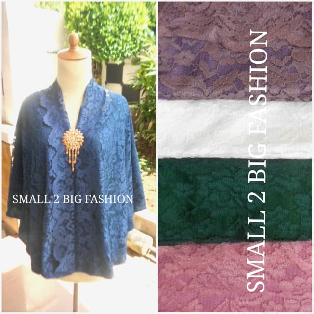 Baju Brokat Jumbo Ld 150 / Kebaya Jumbo / Kebaya Bigsize / Tunik Jumbo
