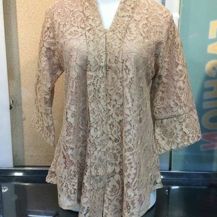 Terlaris Atasan Kebaya Modern Brokat Floy Milo