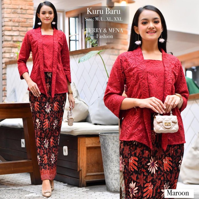 Terlaris Kebaya Brokat Kartini//Kebaya Brokat Modern//Kebaya Kondangan