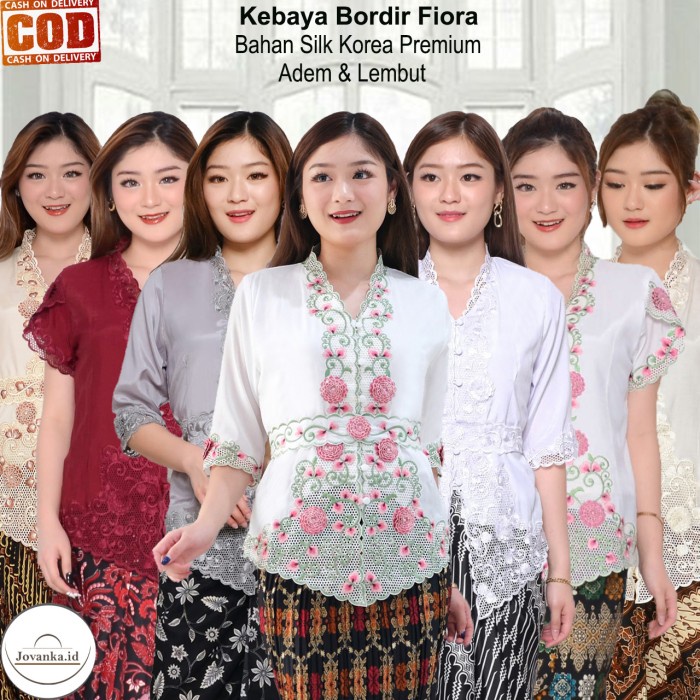 Terlaris Atasan Kebaya Bordir ModernKebaya Akad Tunangan MewahKebaya Wisuda
