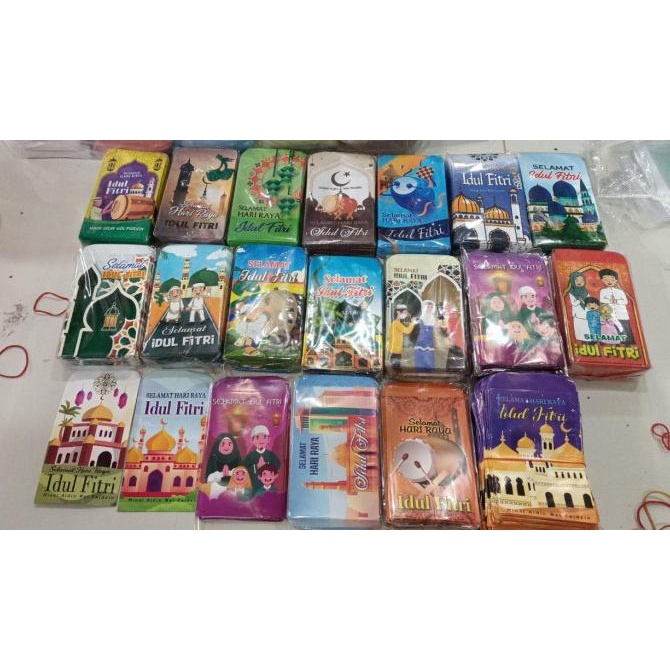 

jual Amplop ampau lebaran Kartun karakter F isi 50 lembar mix 5 gambar