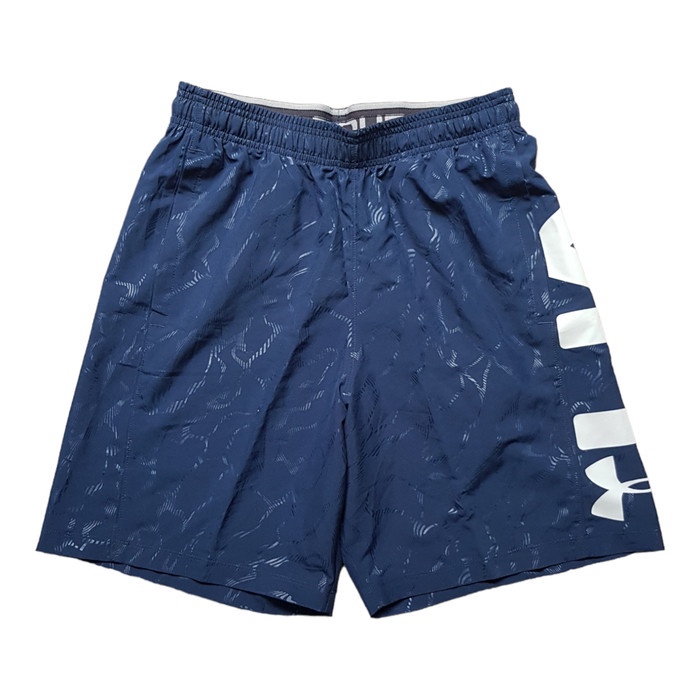 TERLARIS Celana Fitness/Running Under Armour UA Woven Graphic ORIGINAL Navy