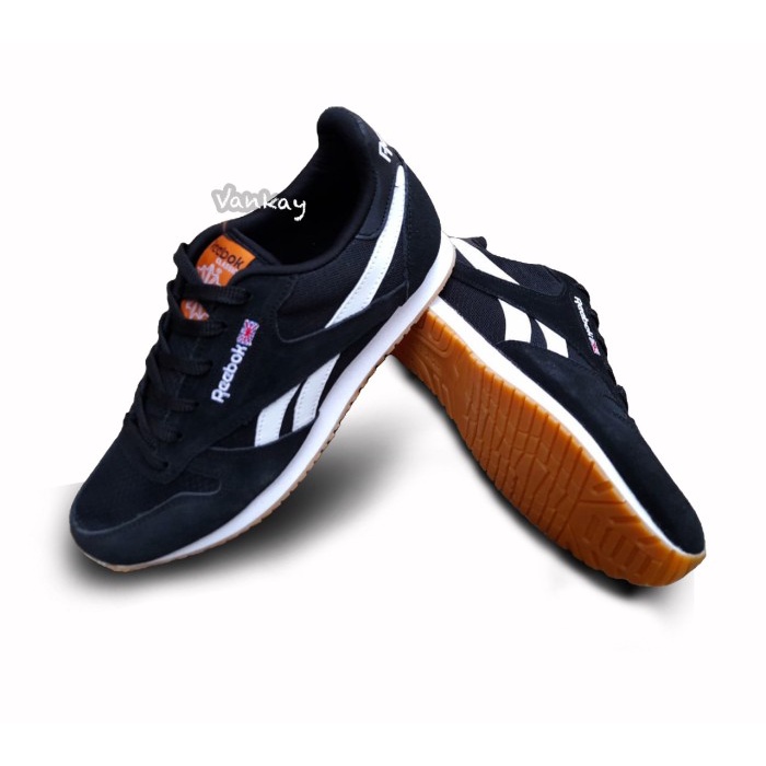 SALE Sepatu Pria Reebok Clasic Sneakers Kets Runnning Joging Import Murah