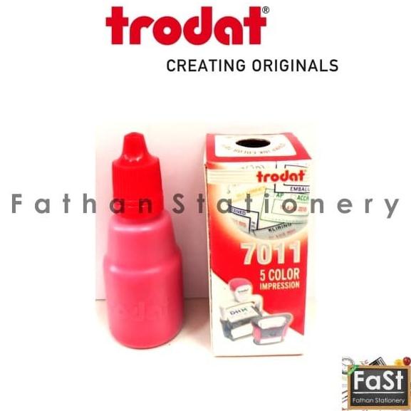 

Tinta Stempel Trodat 7011 25ml Merah Original