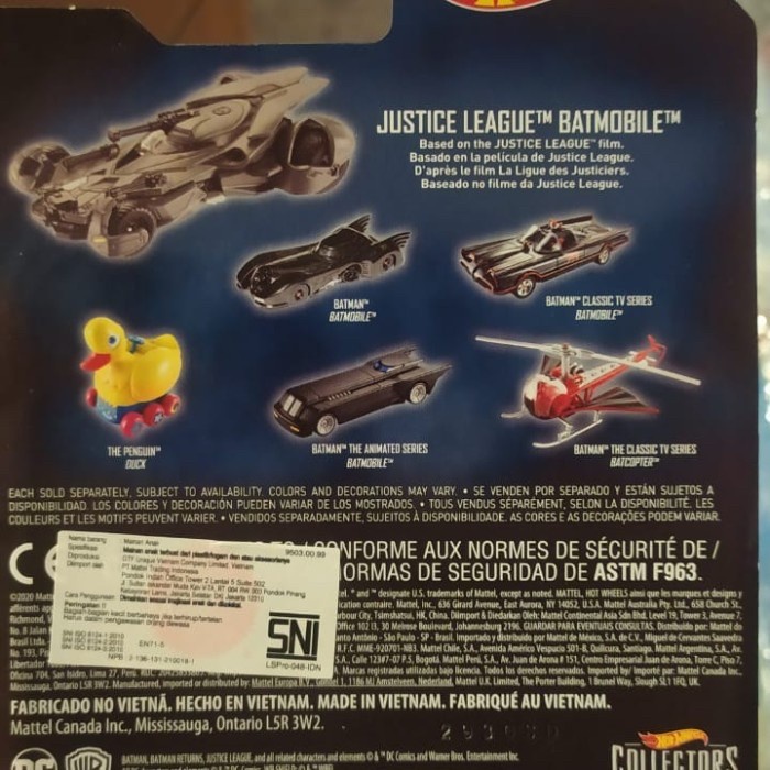 DISKON SPESIAL HOT WHEELS DC BATMAN 1:50 VEHICLESERIES COLLECTION LIMITED EDITION SET TERMURAH
