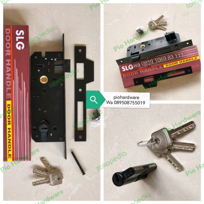 Body Lidah 7011 2300 SLG Hitam Doff - Swing - Badan Kunci