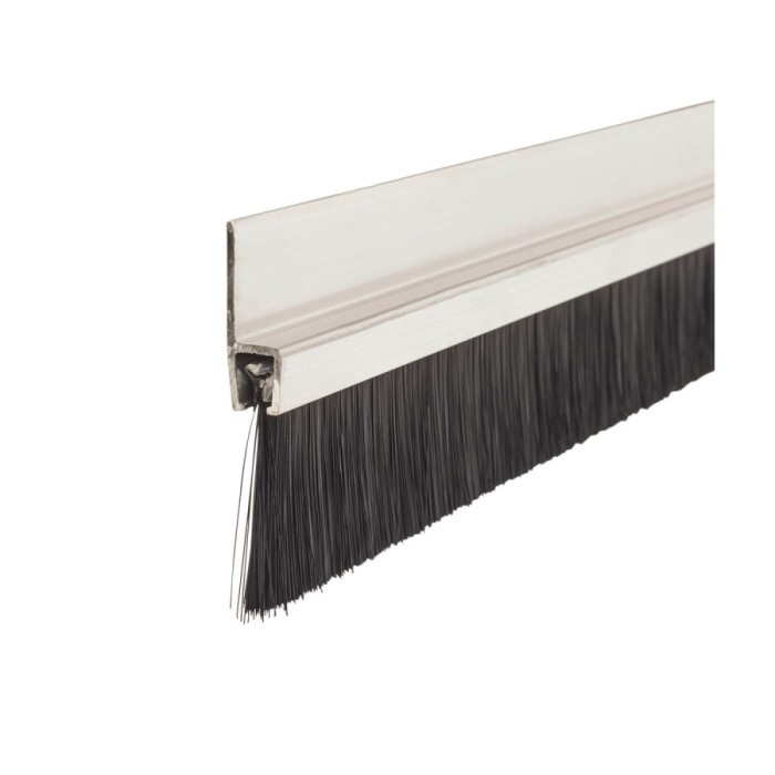 Door Seal Bulu Penutup Celah Pintu Door Brush Seal Putih