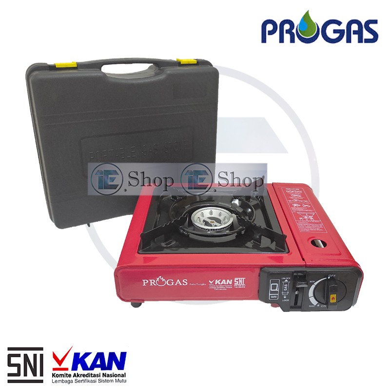 Kompor Portable Progas 2In1 Kompor Gas Kaleng Portabel Progas