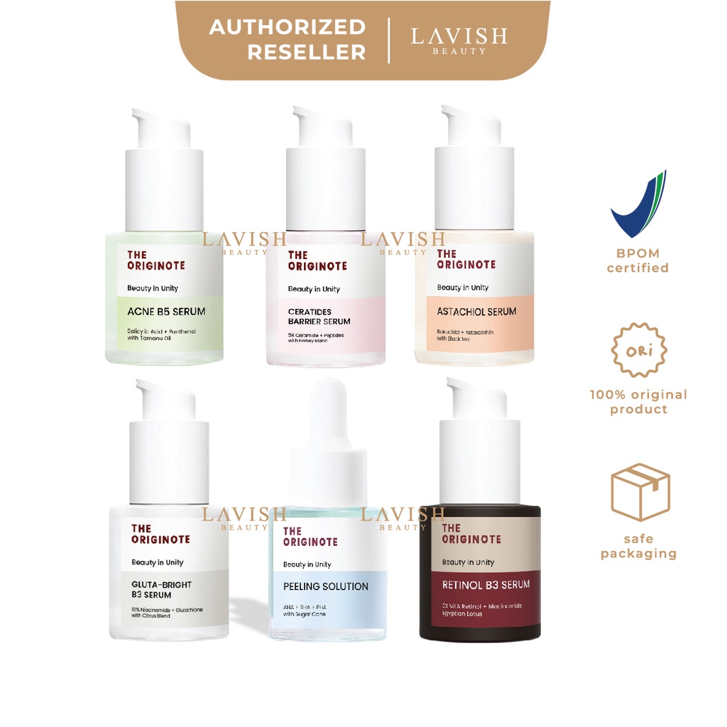 THE ORIGINOTE Bright B3 Serum // Acne B5 Serum // Peeling Solution Serum // Ceratides Serum // Astac