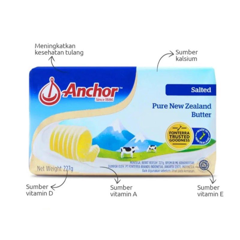 

Anchor butter salted 227g