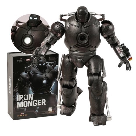 Zd Toys Avengers Ironman 2 Zdtoys Iron Monger Infinity Figure With Led Berkualitas