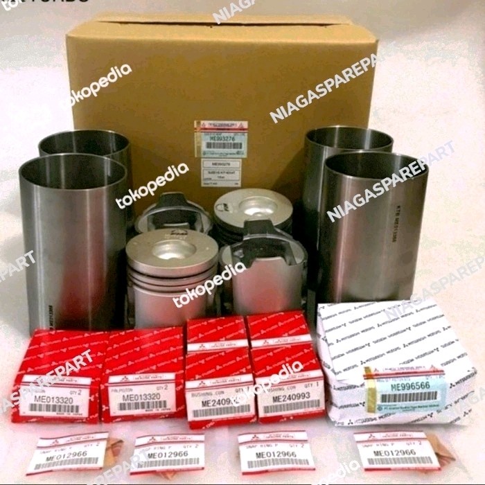 Liner Kit Set Canter - Me993276 Mitsubishi Original 110 125 136 Piston Kode My 054