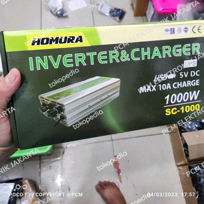 Power Inverter 1000 Watt Plus Charger 10A Visero