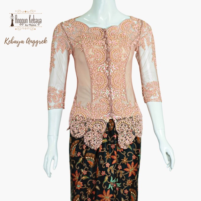 Anggun Kebaya - Kebaya Sabrina Tile Kebaya Wisuda Kebaya Modern