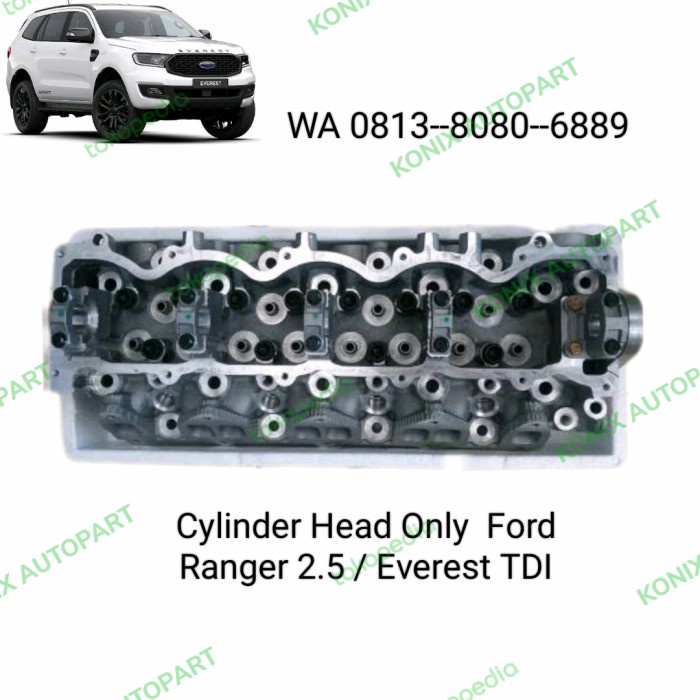 Cylinder Head Only Ford Ranger 2.5 / Ford Everest TDI