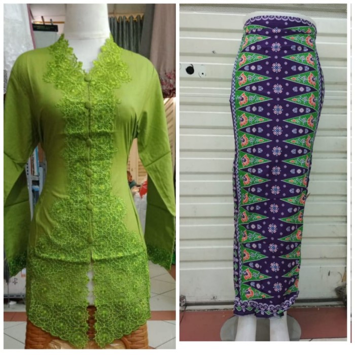 Terlaris Kebaya Encim Modern Lengan Panjang~Encim Polos~Katun Ima Premium
