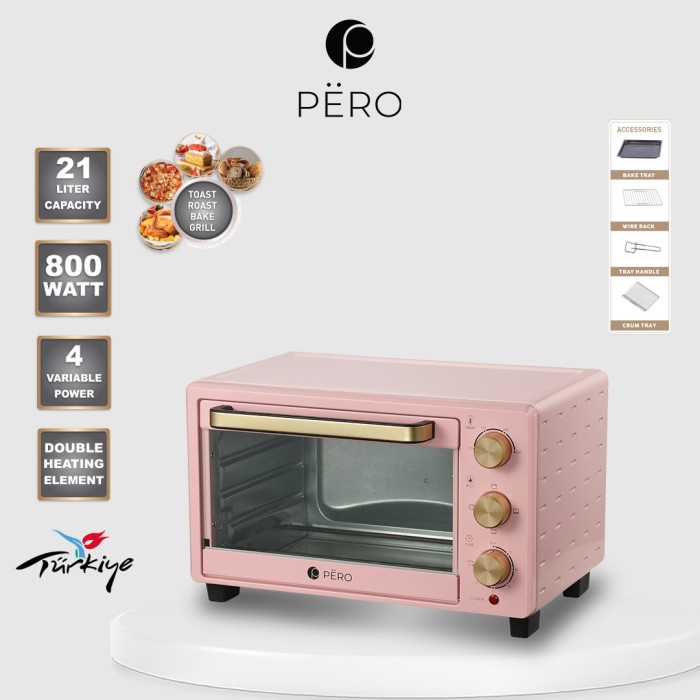 PERO MULTIFUNCTION OVEN LISTRIK KAPASITAS 21 LITER