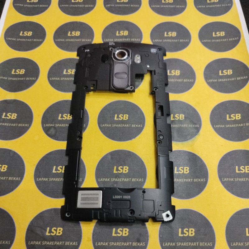 REAR ASSY TUTUP BELAKANG LG G4 H818 BLACK ORIGINAL BEKAS