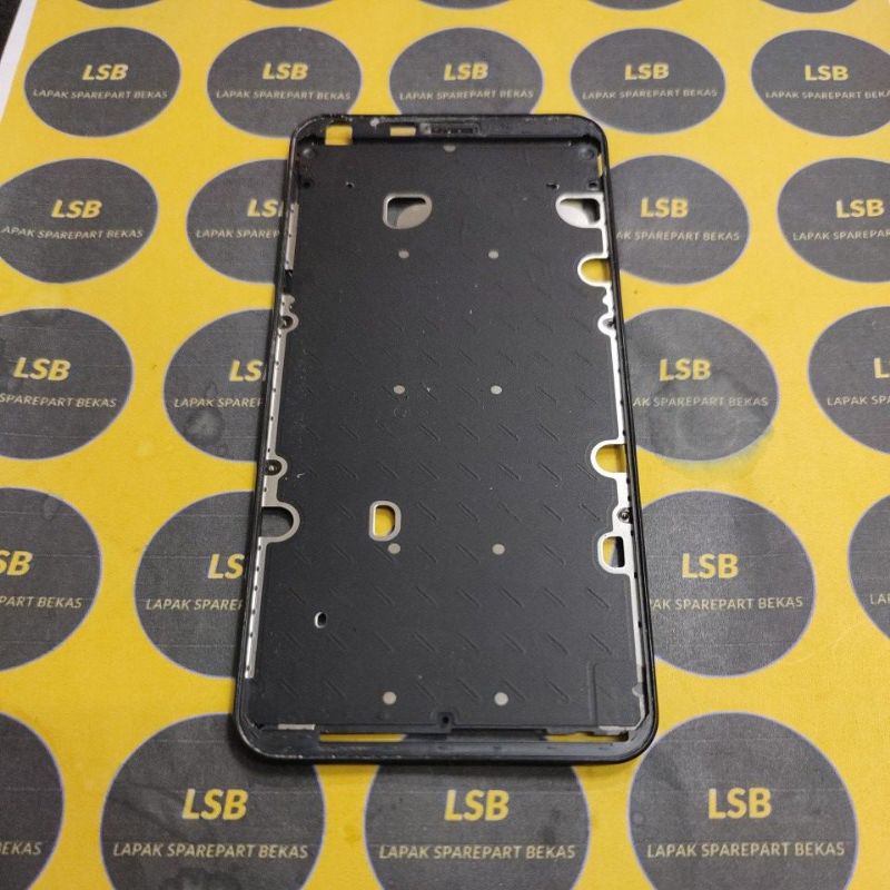 FRAME LCD LG Q6 M700DSK BLACK ORIGINAL BEKAS L