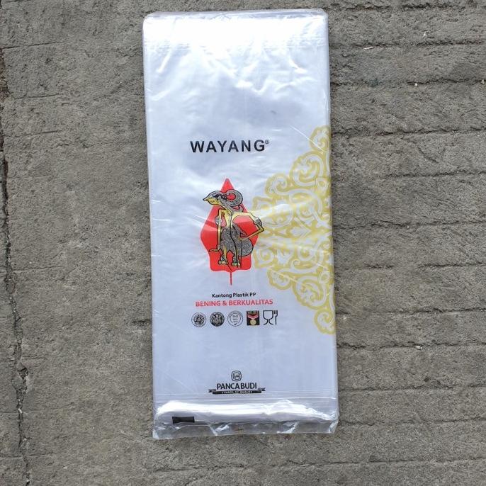 #@#@#@#@] Plastik Bening PP Wayang ukuran 12x25 cm
