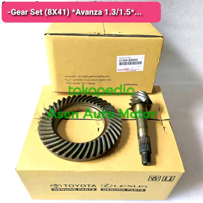 Gear Set Gigi Gardan Toyota Avanza 1.3 1300 1.5 1500 841 41309-Bz050 Kode Br03