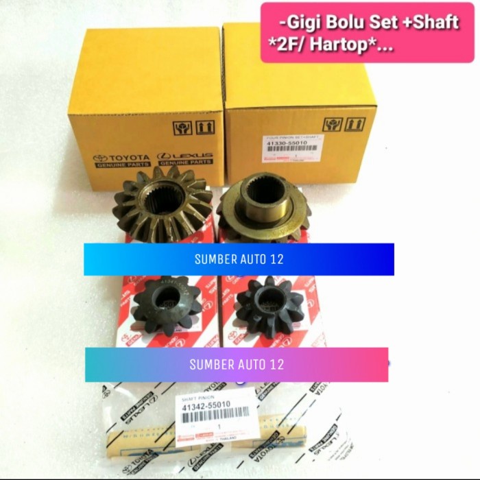 New Gigi Bolu Set Gigi Gardan 2F Hardtop Pinion Gardan Hardtop 2F Original Kode 262