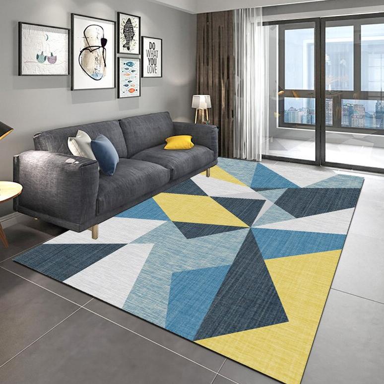 PROMO COD Karpet Lantai Eropa Import Polyester (New Sale) 90X150cm karpet persegi modern tikar lanta