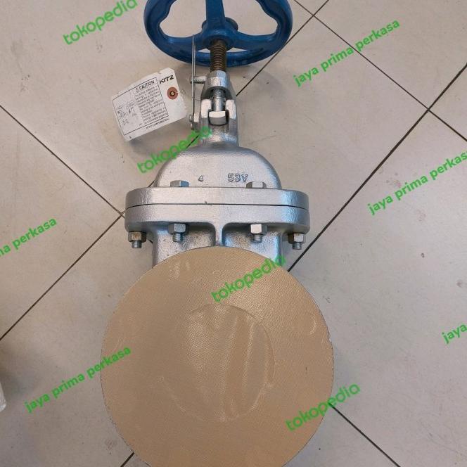 Gate Valve Kitz 4" Inch 10K Asli Cast Iron