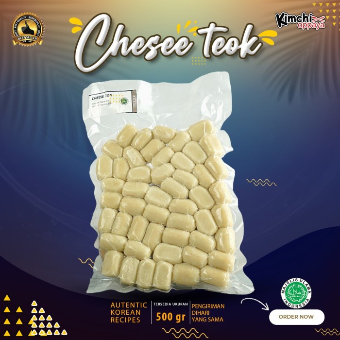 

CHEESE TOK KIMS'S TOPOKKI RICECAKE 500 GRAM KEJU TOK + SAUS 100 GRAM