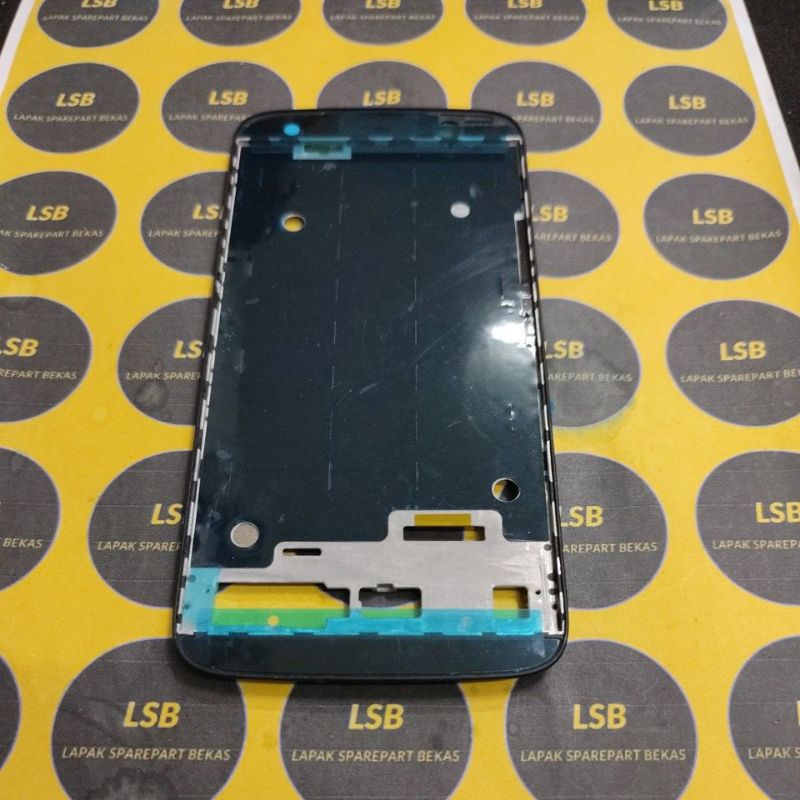 FRAME LCD MOTOROLA M XT1663 BLACK ORIGINAL BEKAS