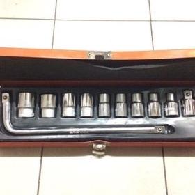 Kunci Sok Sock Shock Socket Set 11 Pcs Gate Kualitas Bagus
