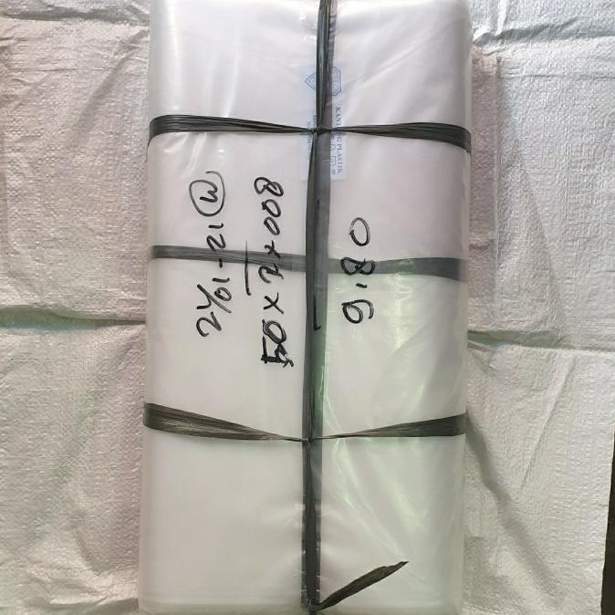 ] Plastik PE Roll 50 cm tebal 0,8 mikron